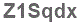 The text to enter in the texbox below is: Z1Sqdx