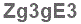 The text to enter in the texbox below is: Zg3gE3
