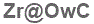 The text to enter in the texbox below is: Zr@OwC