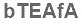 The text to enter in the texbox below is: bTEAfA
