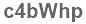 The text to enter in the texbox below is: c4bWhp