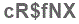 The text to enter in the texbox below is: cR$fNX