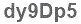 The text to enter in the texbox below is: dy9Dp5