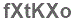 The text to enter in the texbox below is: fXtKXo