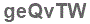 The text to enter in the texbox below is: geQvTW