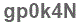 The text to enter in the texbox below is: gp0k4N