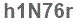 The text to enter in the texbox below is: h1N76r
