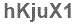 The text to enter in the texbox below is: hKjuX1