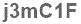 The text to enter in the texbox below is: j3mC1F