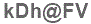 The text to enter in the texbox below is: kDh@FV