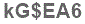 The text to enter in the texbox below is: kG$EA6
