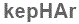 The text to enter in the texbox below is: kepHAr