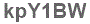The text to enter in the texbox below is: kpY1BW