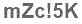The text to enter in the texbox below is: mZc!5K