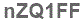The text to enter in the texbox below is: nZQ1FF