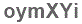 The text to enter in the texbox below is: oymXYi