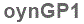 The text to enter in the texbox below is: oynGP1