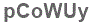 The text to enter in the texbox below is: pCoWUy
