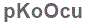 The text to enter in the texbox below is: pKoOcu