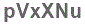 The text to enter in the texbox below is: pVxXNu