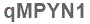 The text to enter in the texbox below is: qMPYN1