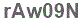 The text to enter in the texbox below is: rAw09N