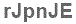 The text to enter in the texbox below is: rJpnJE