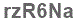 The text to enter in the texbox below is: rzR6Na