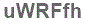 The text to enter in the texbox below is: uWRFfh
