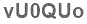 The text to enter in the texbox below is: vU0QUo