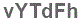 The text to enter in the texbox below is: vYTdFh
