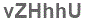 The text to enter in the texbox below is: vZHhhU