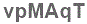 The text to enter in the texbox below is: vpMAqT
