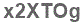 The text to enter in the texbox below is: x2XTOg