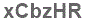 The text to enter in the texbox below is: xCbzHR