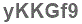The text to enter in the texbox below is: yKKGf9