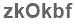 The text to enter in the texbox below is: zkOkbf