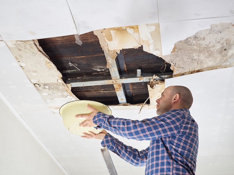 How to Repair Ceiling Water Damage without Breaking Your Back